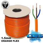 GARDEN EXTENSION LEAD ACCESSORIES PLUG SOCKET FLEX CABLE TIDY ORANGE 13 AMP  