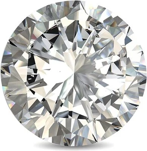 Diamante suelto cultivado en laboratorio redondo brillante certificado 1/2 a 2,0 CTW - Imagen 1 de 16