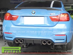 For 2014+ BMW F80 M3 F82 M4 GTX Style (3pcs) Carbon Fiber Rear Bumper Diffuser - Picture 1 of 3