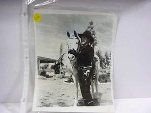 HOPALONG CASSIDY  Vintage Studio Promo Photograph  Western Movie Star 8X10 - Picture 1 of 1