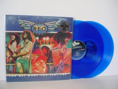 REO SPEEDWAGON You Get What BLUE VINYL Audiophile 2016 FRIDAY MUSIC FRM-34494 - Image 1 of 4