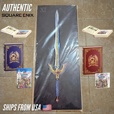 Dragon Quest XI 11 Double Pack Brave Sword Box Limited PS4 3DS SQUARE ENIX CIB - Image 1 of 4