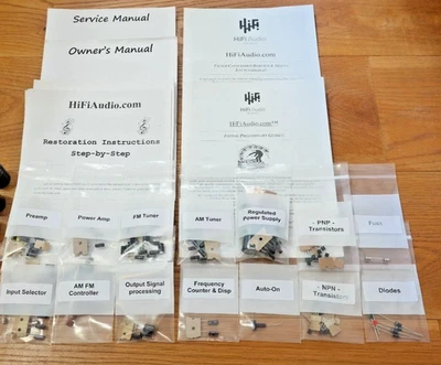 McIntosh MR7082 Kit de Restauración Reparación Actualización Filtro Condensador Foto 1 de 4