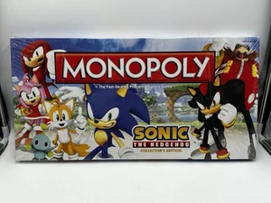 NEW SEALED Monopoly Board Game Sonic Hedgehog Collector's Edition 2012 Hasbro - Picture 1 of 4