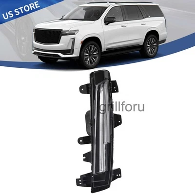 Driver For 2021-2023 Cadillac Escalade Fog Light Daytime Running Lamp LED DRL LH - Image 1 of 4