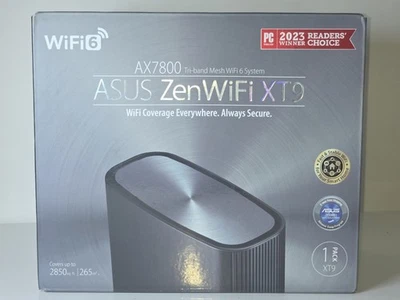 ASUS ZenWiFi XT9 AX7800 Tri-Band WiFi6 Mesh WiFi (1Pack) AiMesh Router  - Image 1 of 4