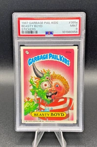 Beasty Boyd #355a 1987 Topps Garbage Pail Kids 9ª Serie PSA 9 COMO NUEVO Os9 - Imagen 1 de 1