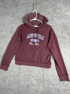 Aeropostal Burgundy Hoodie Men's Size Small - Picture 1 of 7