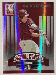 Buster Posey 2008 Donruss Elite Extra Edition School Colors 1102/1500 Giants - Picture 1 of 2