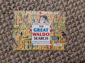 Original Vintage NES Nintendo The Great Waldo Search Instruction Manual Booklet