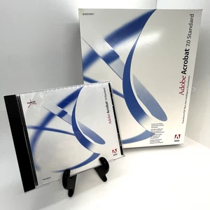Adobe Acrobat 7.0 Complete Box Set - Windows | Vintage Software w/ Disc & Serial - Picture 1 of 11