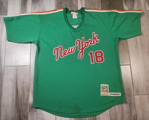 De colección Darryl Fresa Verde New York Mets Cooperstown Mitchell & Ness 54 Defecto - Imagen 1 de 12