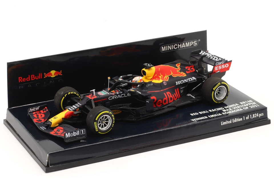 M. Verstappen Red Bull RB16B #33 Sieger Emilia-Romagna Formel 1 Weltmeister 2021 - Bild 1 von 1