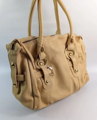 Episodio Italia Bolso de Mano Cuero Bronceado 37cm X 27cm Sin Usar Foto 1 de 4