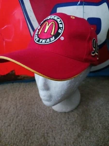 McDonald's #94 Bill Elliott Red Snapback Hat Cap NASCAR Racing Motorsports - Picture 1 of 7