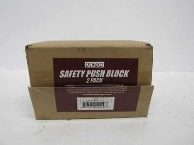 Safety Push Block 2 包安全橙色高能见度 — 第 1/4 张图片