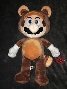 Traje Super Mario Tanooki Mario Giant de Peluche 24" Nuevo con Licencia Nintendo  - Imagen 1 de 4