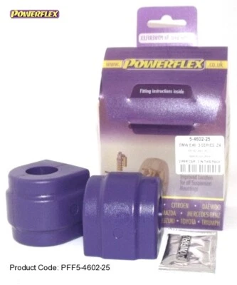 2 x Powerflex PFF5-4602-25 PU Front Stabiliser Bearing 25mm BMW e39 M Sport Package II Z4 - Image 1 of 2
