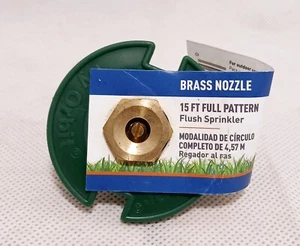 New 54024 Orbit Brass 15 ft Full-Circle Pattern Flush Sprinkler Head Nozzle 360° - Picture 1 of 4