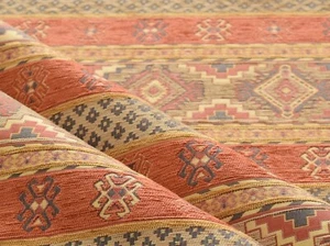 upholstery fabric kilim tribal southwestern turkish moroccan by the yard meter - Picture 1 of 6