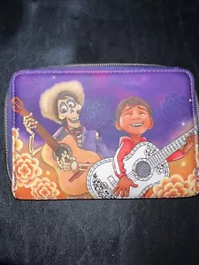 Loungefly Disney Pixar Coco - Miguel & Hector Performance Scene Zip Wallet - Picture 1 of 7