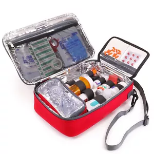 Estuche de transporte de hombro EA GEAR Epipen, inhalador de asma de tienda y más - Imagen 1 de 8