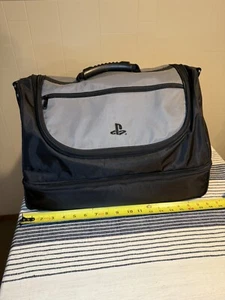 Official Sony PlayStation Shoulder Carry Travel Duffel Bag Silver/Black - Picture 1 of 13