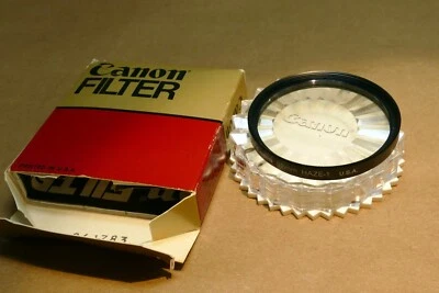 52mm Filter Canon UV Haze-1  USA Boxed  -  mint  - genuine OEM - Image 1 of 4