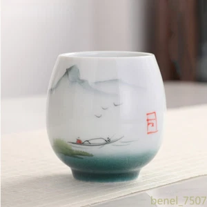 Chinese Customized Ceramic Hand-painted Tea Cup Home Tea Set Accessories Master - Picture 1 of 4