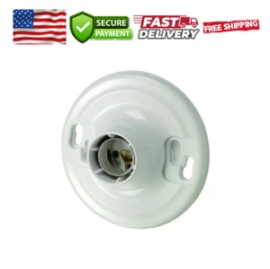 Leviton Plastic Keyless Lamp Holder Easy-to-Install Light Fixture Base - NEW - Picture 1 of 7