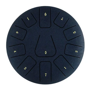 8 Zoll Steel Tongue Drum 11 Notes Handpan Drum mit Drum Mallet Finger Picks Y2Q7 - Bild 1 von 10