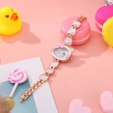 Hello Kitty Bracelet Watch Choice of White, Pink or Red with Gold Taylor Swift