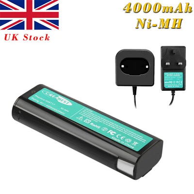 CREABEST Battery/Charger For Paslode 4000mAh 6V Ni-MH 404717 IM50 IM65 IM250 IM250A IMCT