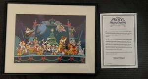 LITOGRAFÍA MÁGICA CASA DEL RATÓN NAVIDAD DE DISNEY MICKEY EDICIÓN LIMITADA #38 - Imagen 1 de 8