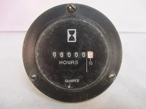 Eaton 6-Digit 406-Hour Time Meter 6-T-3H-508RPM-406 115VAC - Picture 1 of 6
