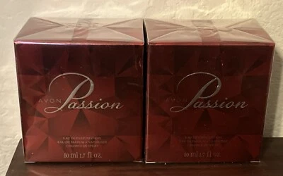 AVON Passion Eau De Parfum Spray 1.7oz Sellado x 2 Perfume Foto 1 de 4