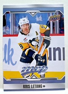 ⭐🦄 2024‐25 Upper Deck MVP #130 Kris Letang – Pittsburgh Penguins - Imagen 1 de 2