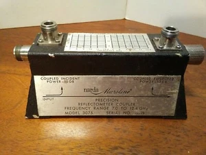 Acoplador reflectómetro de precisión Narda Microline 5075 7-12,4 GHz probado bueno - Imagen 1 de 8