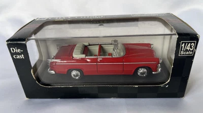 NEWRAY CITY CRUISER 1955 CHRYSLER C-300 CONV.  1/43  DIECAST CAR - Image 1 of 4