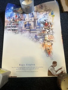 Póster de celebración de los 100 años de magia de Disney Magic Kingdom - 2001-2003 - Imagen 1 de 5