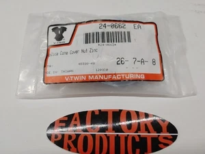 V-TWIN MFG Replica Cone Cover Nut Zinc 24-0662 - Picture 1 of 4