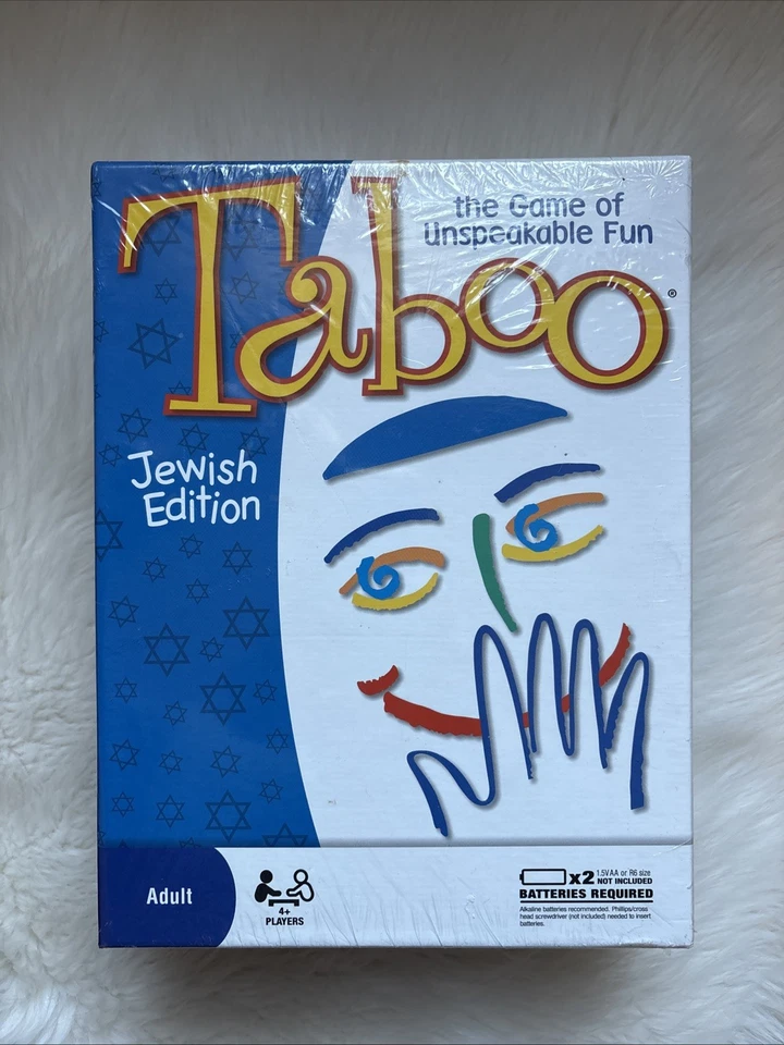 NEW Taboo Jewish Edition The Game of Unspeakable Fun Hasbro 2010 Sealed - Image 1 of 3