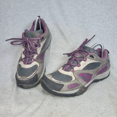 MERRELL Castle Rock Purple Gray Shoes Sneakers Leather Mesh Womens Size 10 EU 41 - Изображение 1 из 4