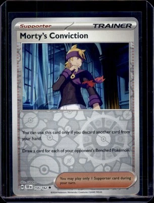 Morty's Conviction SV05: Temporal Forces Pokemon 155/162 Reverse Holo NM+ - Image 1 of 2