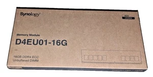 Synology D4EU01-16G 16GB DDR4 ECC UDIMM RAM FS2500 RS2423+ RS2423RP+ Sealed - Picture 1 of 5