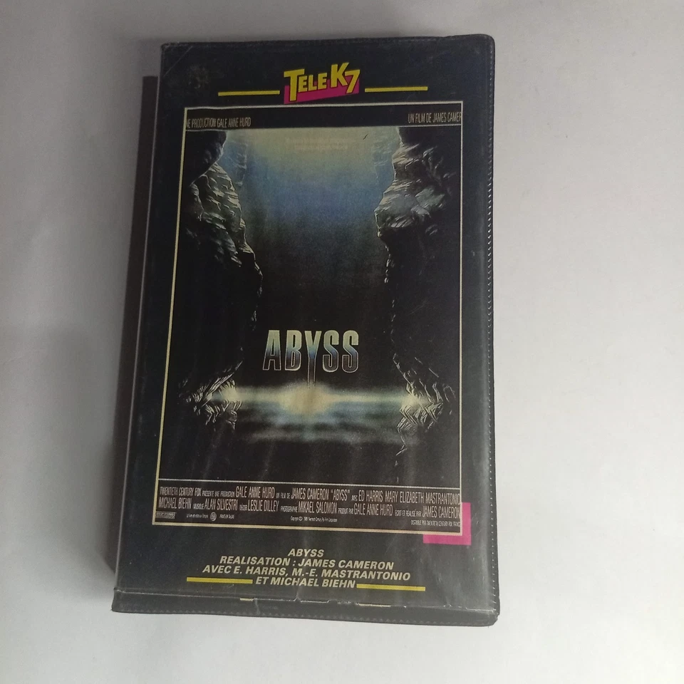 Tele K7 Big Box Movie VHS Abyss James Cameron Ed Harris From Private Collection - Image 1 of 3