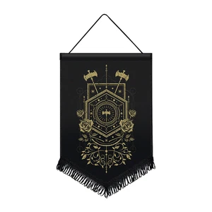 Sleep Token Emergence Pennant Flag Black & Gold - Foto 1 di 3