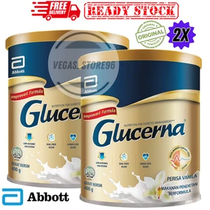 2X Abbott Glucerna Triple Care Diabetic Management Milk Powder Vanilla- 400g New - Picture 1 of 9