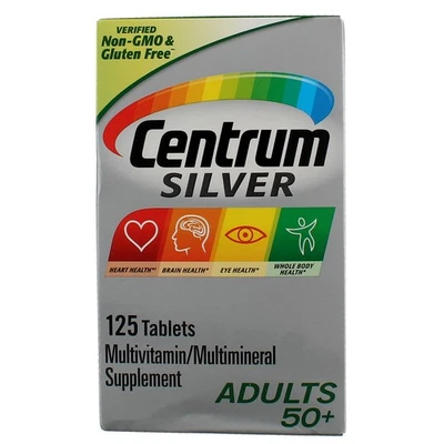 Centrum Silver Adults 50+ Multivitamins Tablets, 125 Ct - Image 1 of 2