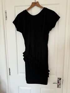 Vintage 80s Little Black Dress Stretchy Size 12